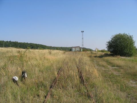 Zufahrt Lokschuppen Volkenroda