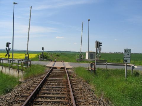 Bahnübergang über die B249