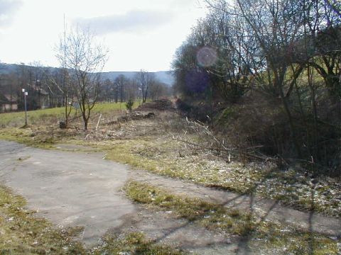Ehemalige Brcke ber die alte Strae von Eckweisbach nach Hilders