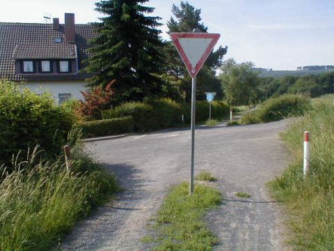 Bahnübergang über die Steinkreuzerstraße