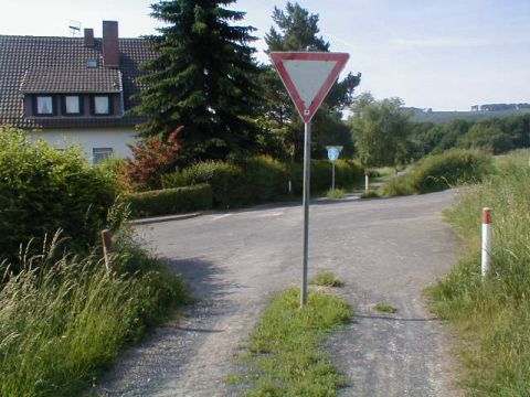 Bahnbergang ber die Steinkreuzerstrae