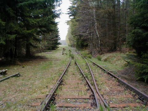 Westlicher Abzweig zum Kohlebunker