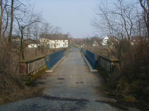 Brcke am Bahnhof Eichenberg