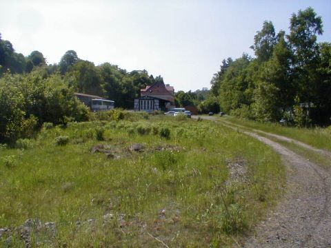 Einfahrt Bahnhof Grossalmerode Ost