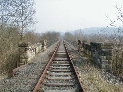 Flutbrcke ber das Werratal