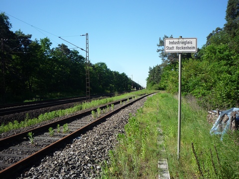 Ausfahrt Industriegebiet Hockenheim 