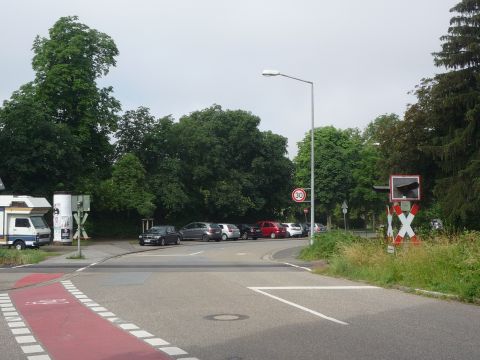 Bahnbergang ber den Eselsdamm