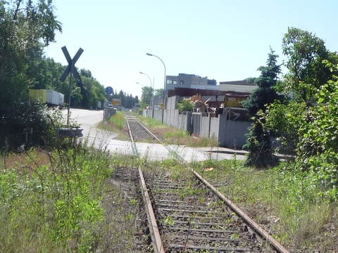 Bahnbergang Industriegebiet Hockenheim Talhaus