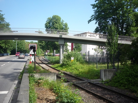 Ausfahrt von der Schifsbrcke