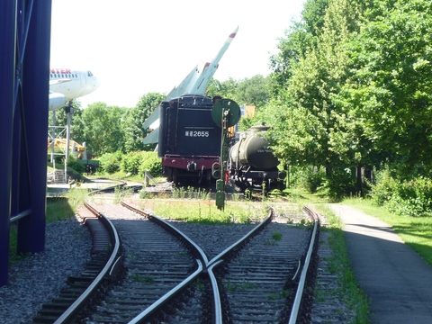 Bahnsteig am Technikmuseum