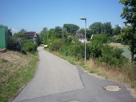 Zufahrt zur alten Rheinbrcke