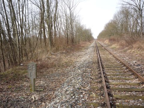 Abzweig zur Rennbahn Iffezheim