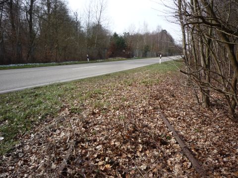 Bahnbergang Munitionslager