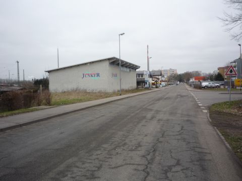 Bahnbergang ber die Vogesenstrae