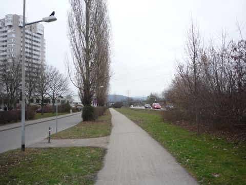 Zufahrt zum Stadtbahnhof