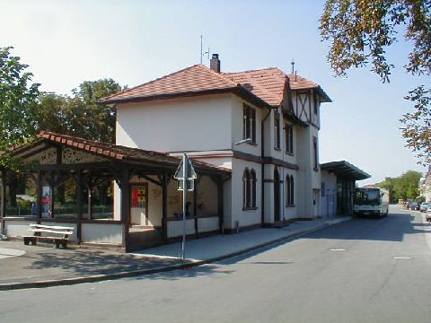 Bahnhof Staufen, Rückseite