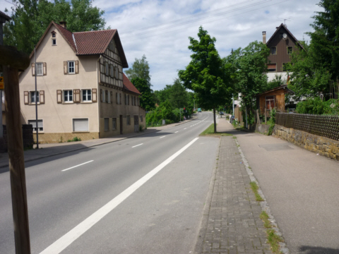 berquerung der Nagolder Strae Ebhausen