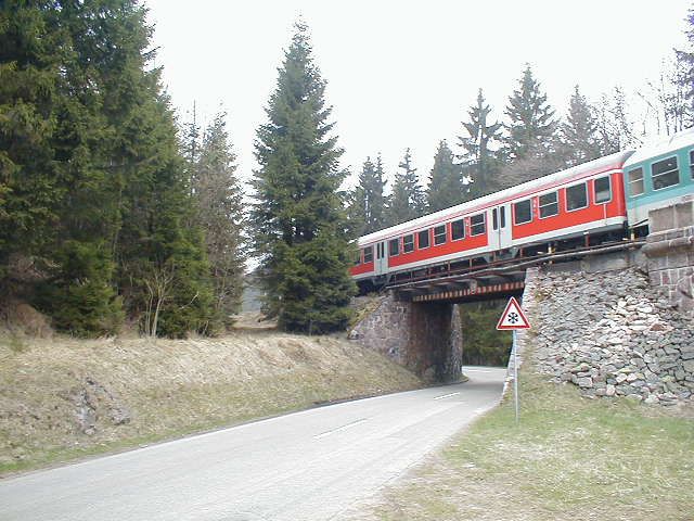 Abzweig von der Bahnlinie Neustadt - Donaueschingen
