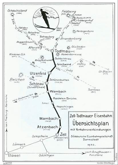 bersichtsplan Todtnauerli