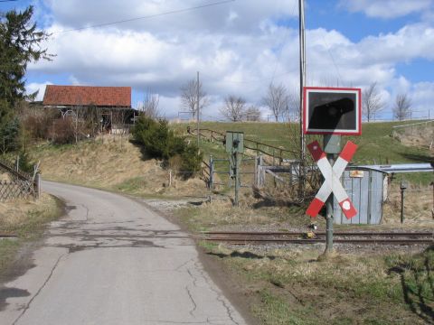 Bahnübergang bei Oberweiler