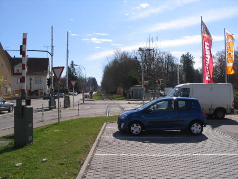 Bahnübergang in Pfullendorf
