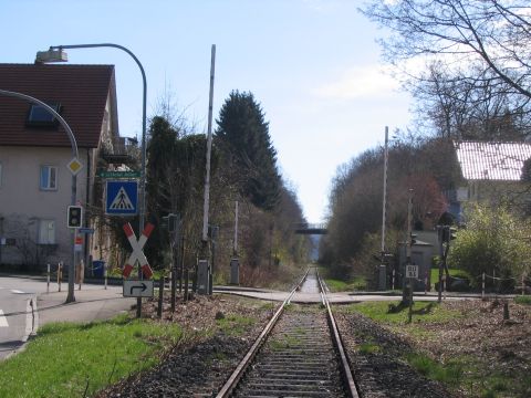 Bahnübergang in Pfullendorf