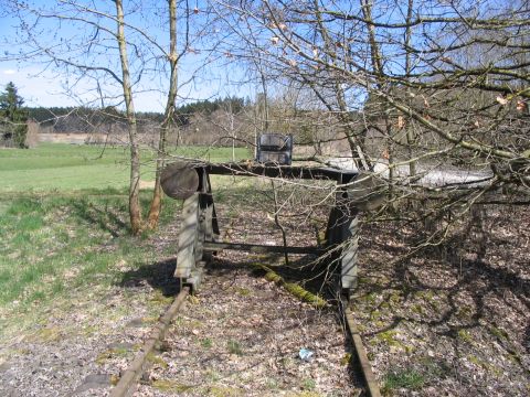 Prellbock beim Gleisende