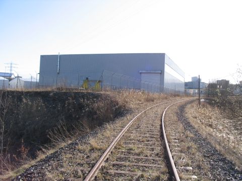 Zufahrt zum Containerbahnhof Pfullendorf