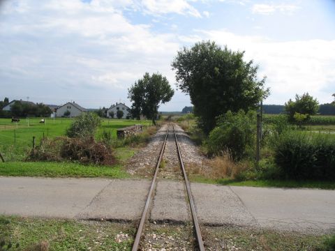 Bahnbergang in Maselheim