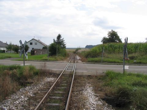 Bahnbergang in Maselheim