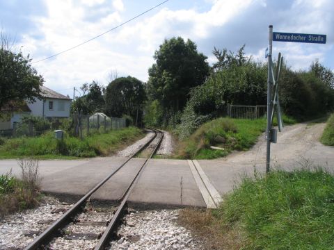 Bahnbergang in Reinstetten