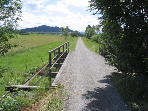 Wegbrcke beim Weiten Ried