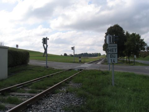Bahnbergang Groengstingen