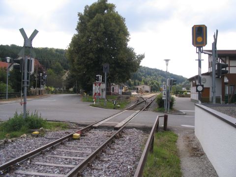 Bahnbergang in Trochtelfingen