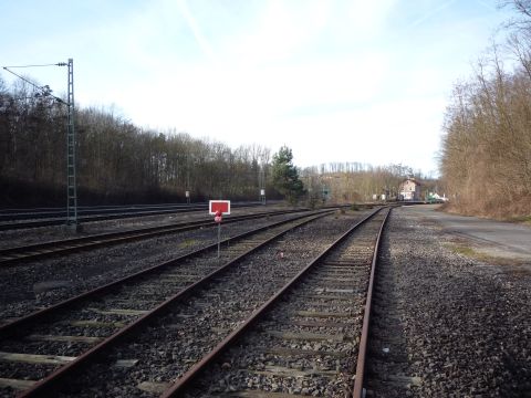 Abzweig von der Bahnlinie Mhlacker - Bretten