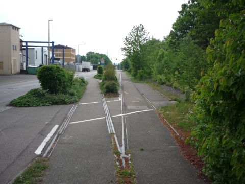 Zufahrt zum Schlachthof