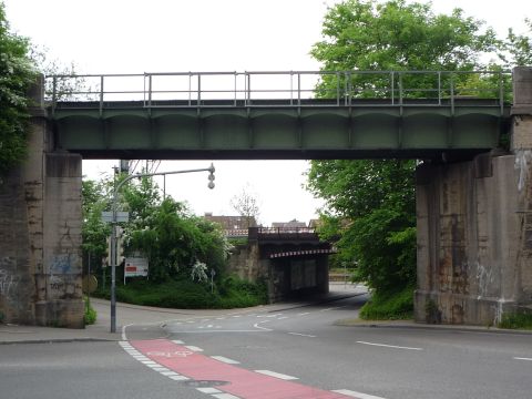 Brücke über die August-Bebel-Straße