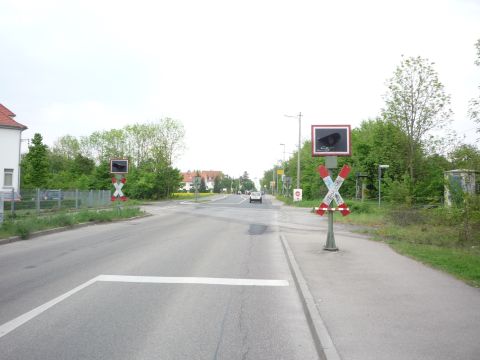 Bahnübergang über die Osterholzallee