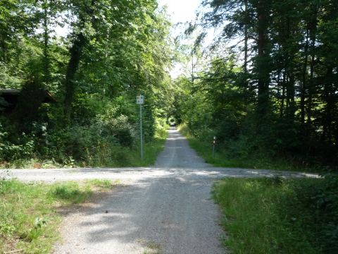 Ehemaliger Bahnbergang zwischen Lohrbach und Sattelbach