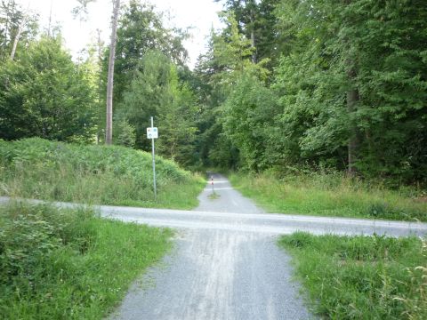 Ehemaliger Bahnbergang zwischen Lohrbach und Sattelbach