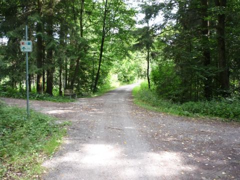 Ehemaliger Bahnbergang zwischen Lohrbach und Sattelbach