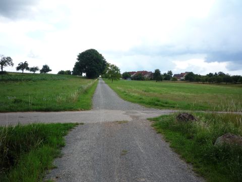 Ehemaliger Bahnbergang zwischen Lohrbach und Sattelbach