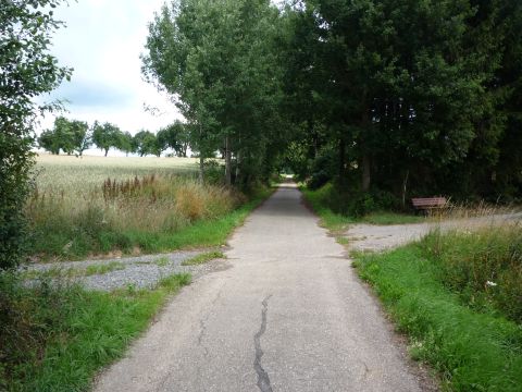 Ehemaliger Bahnbergang zwischen Sattelbach und Fahrenbach