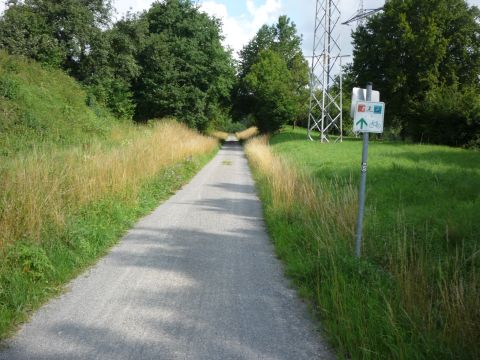 Beginn des Radwegs