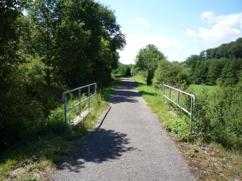 Brcke zwischen Unterschefflenz und Katzental