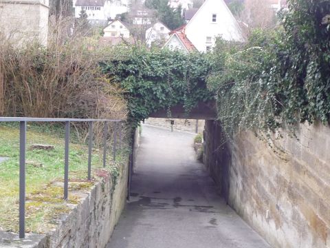 Brcke ber den Weg zur Alexanderkirche