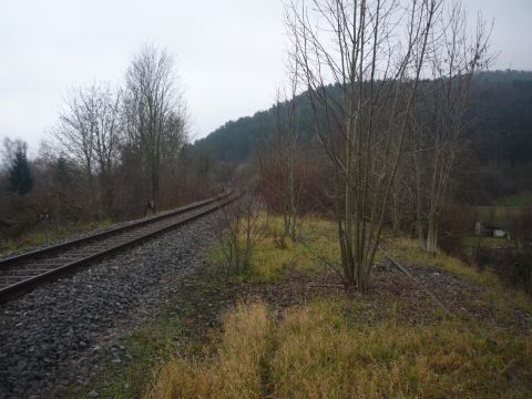 Abzweig von der Bahnline Lauda - Wertheim