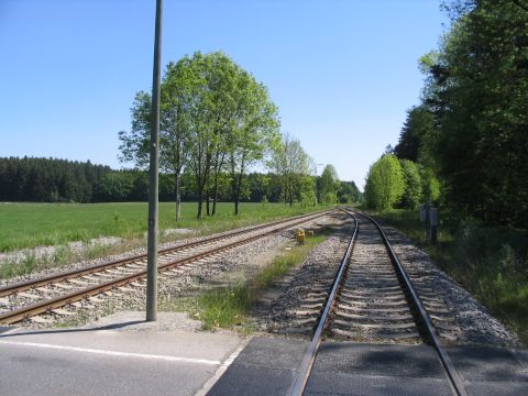 Bahnübergang in Ungerhausen
