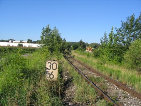 Abzweig von der Strecke Memmingen - Kempten