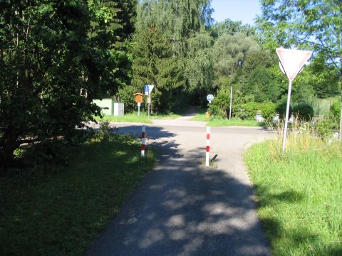 Bahnbergang in Memmingen